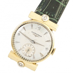 14K Gold Diamond Case Longines Watch | Luxury Dress Watch